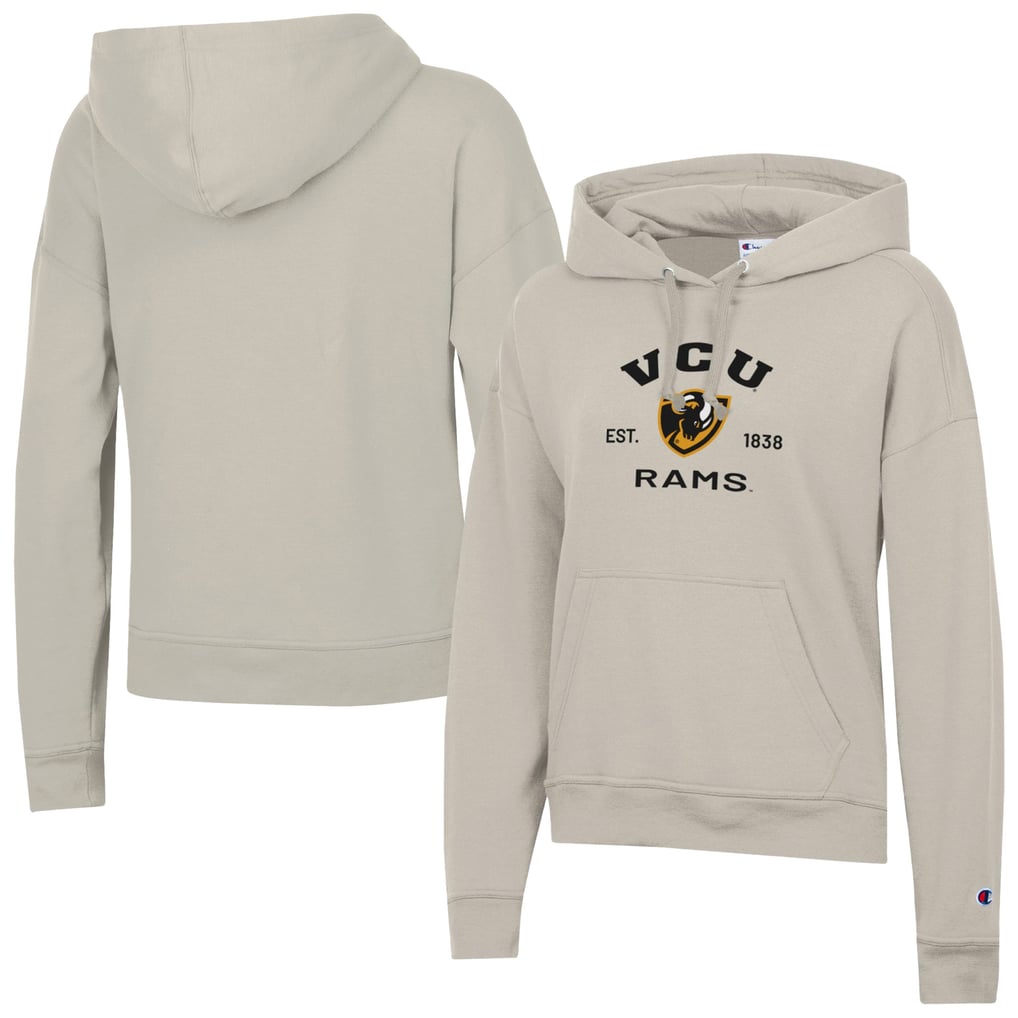  VCU Rams Champion Women's Powerblend Fleece Pullover Hoodie - Oatmeal